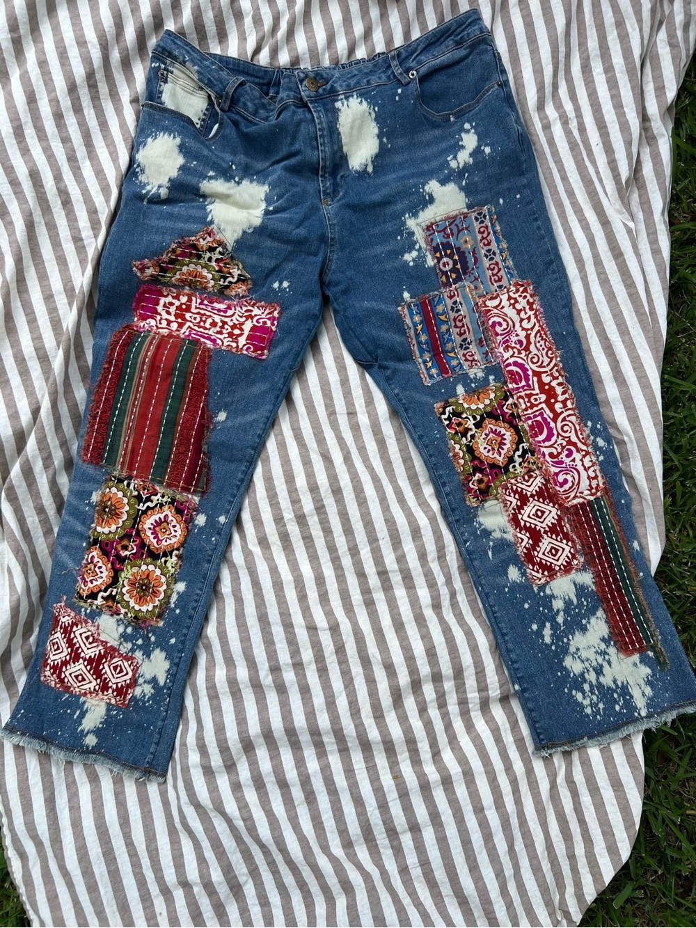 Jaded Gypsy Kantha Patchwork Jeans